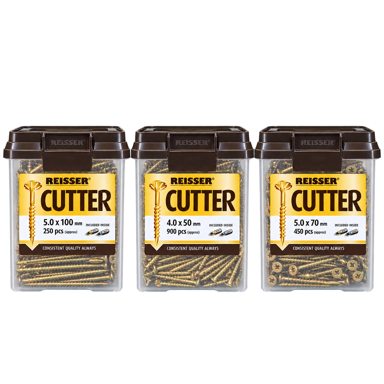 Wood Screws (Reisser Cutter Tub)