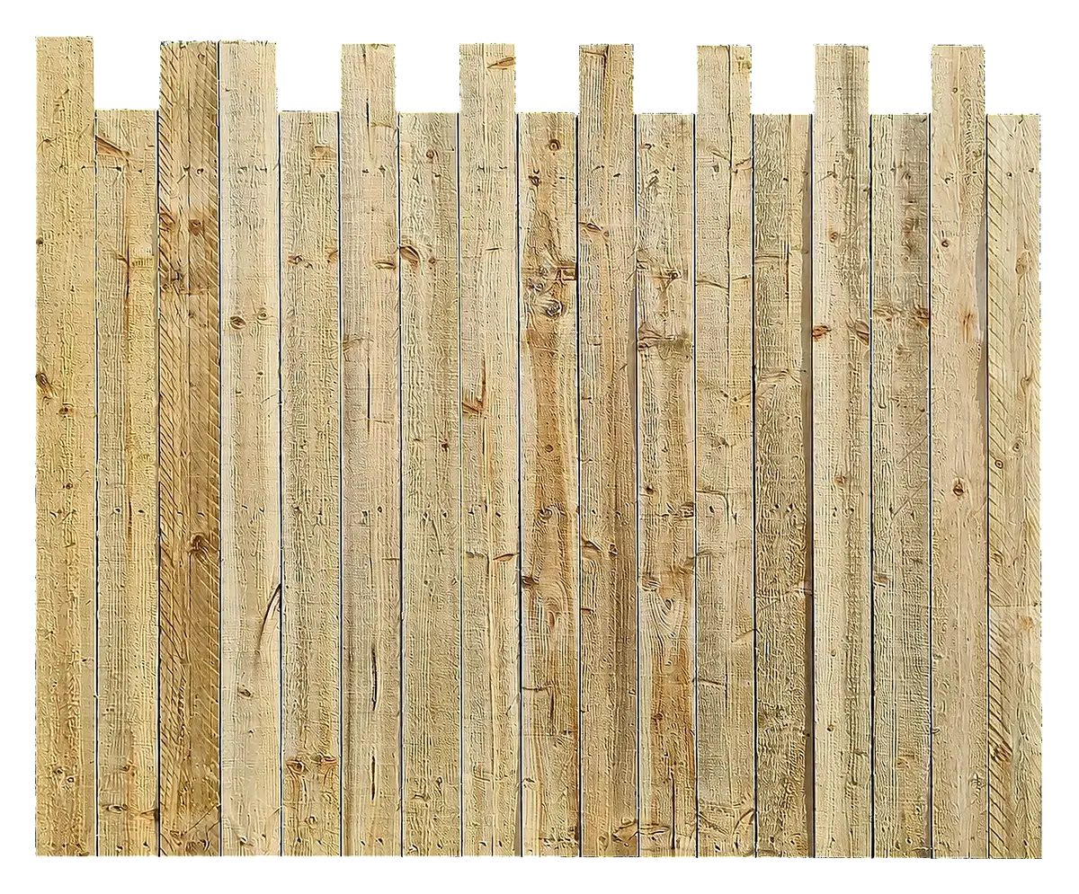 Castle Top Fence Panel